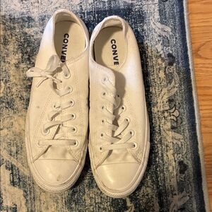 Converse All White Low-Top Sneakers